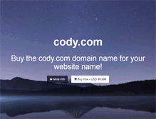Tablet Screenshot of cody.com